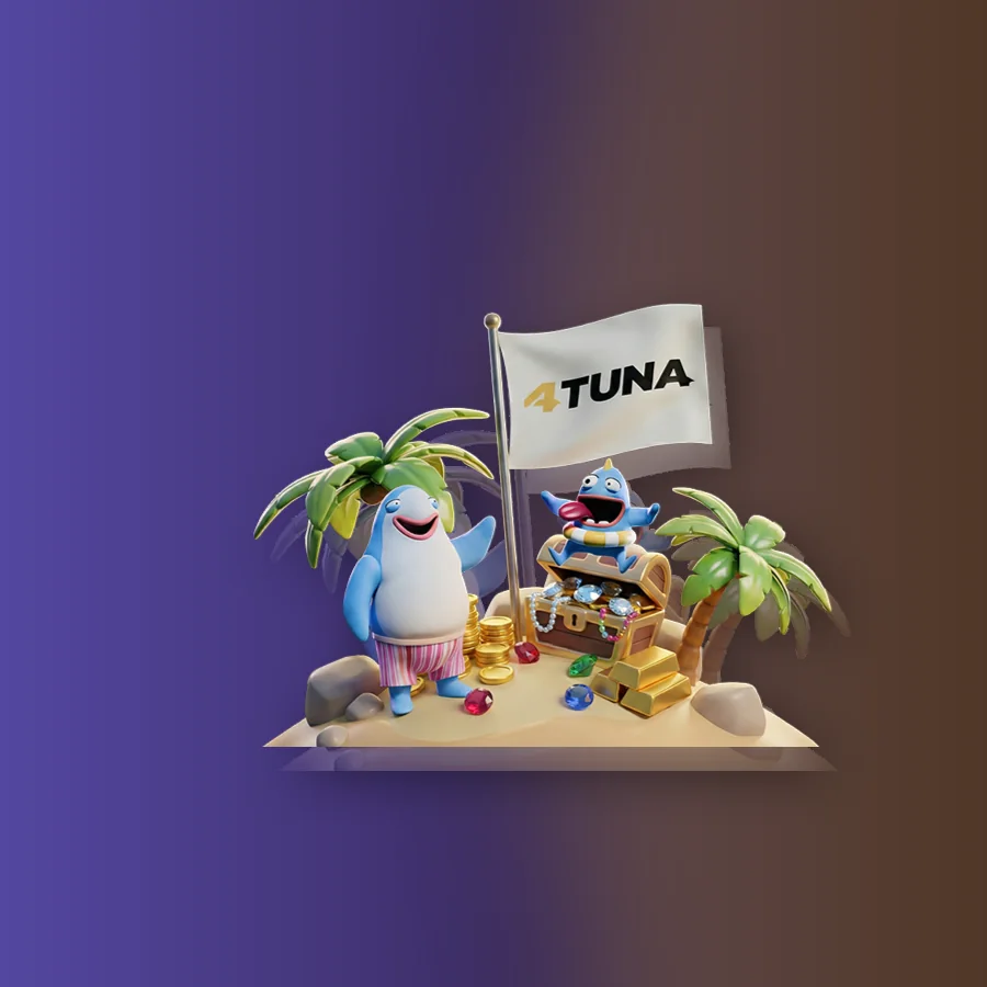 4Tuna lobby wayfinding and 4Tuna brand spelling clarity artwork accompanying where are crash, card, and poker routes?